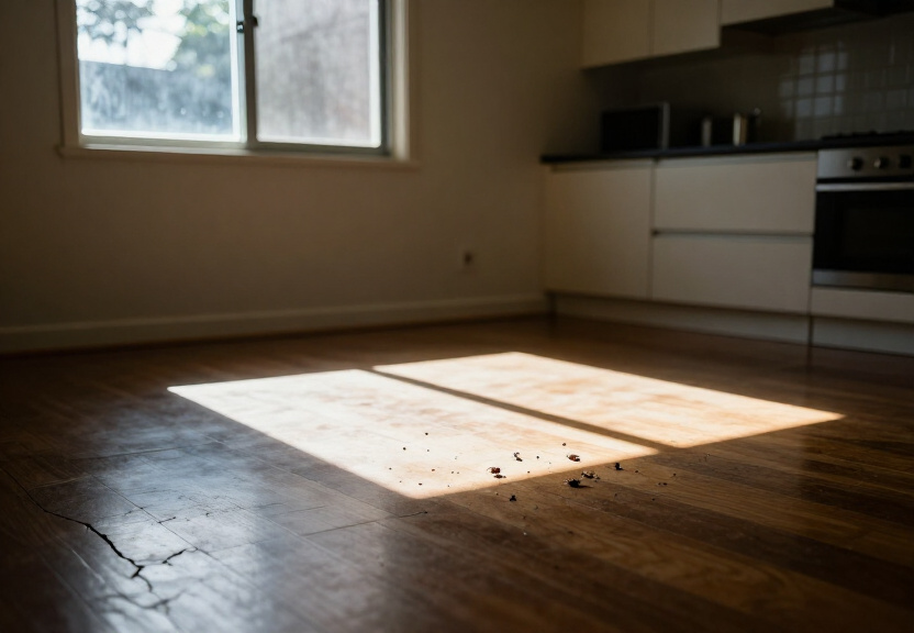 Ant trail along a Clemton Park kitchen counter before treatment